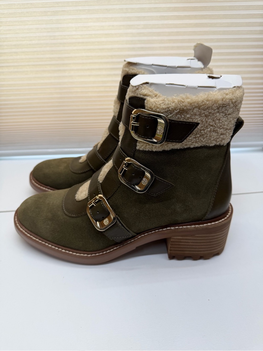Vince Camuto Klerica Moto/Hiker Boots - Picture 5 of 6